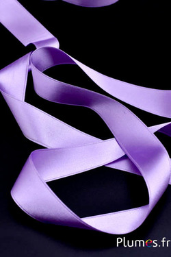 Satijnen lint - breedte 25 mm - lila